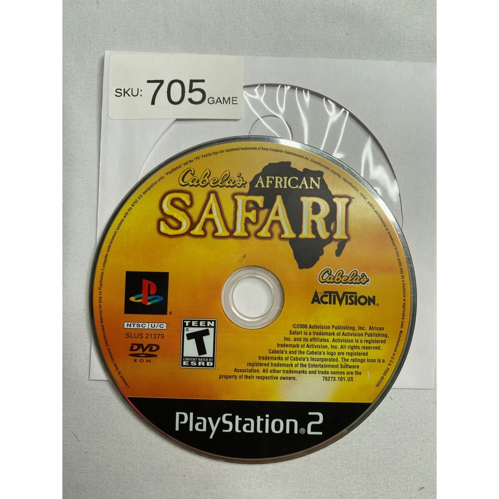 Cabelas African Safari Sony PlayStation 2
